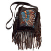 Native American Hand Painted- Brown