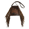 1700- USA Brown Leather Crossbody